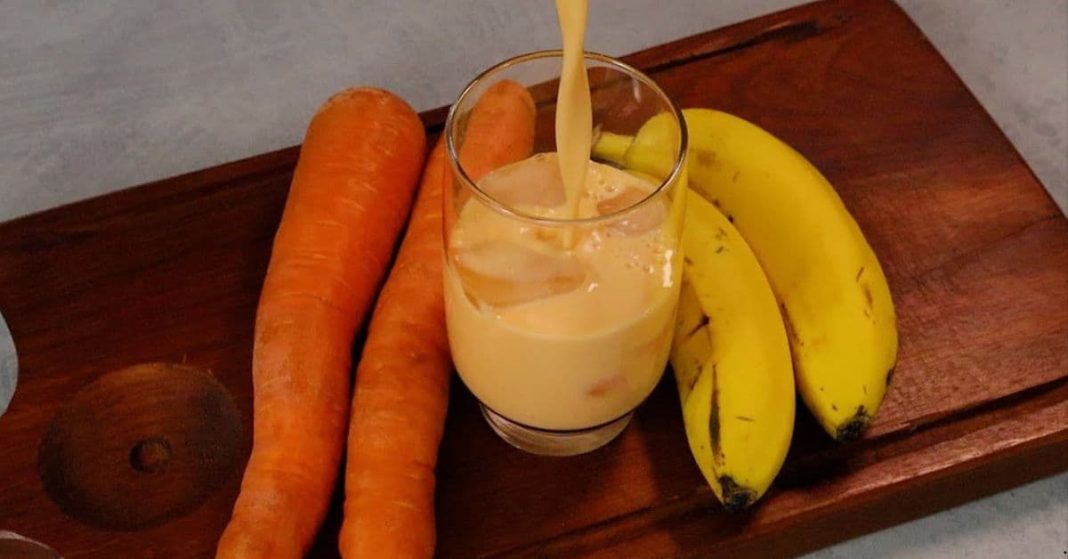 carrot and banana carrot and banana